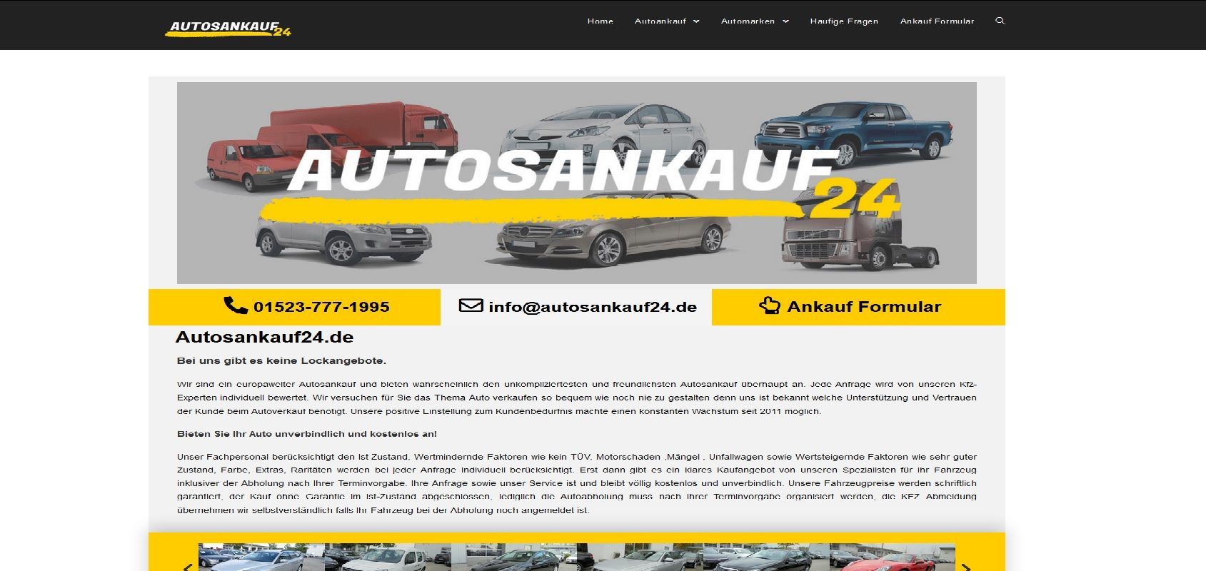 Autoankauf Solingen - Kostenlose Abholung in Solingen Autoankauf Solingen - Kostenlose Abholung in Solingen